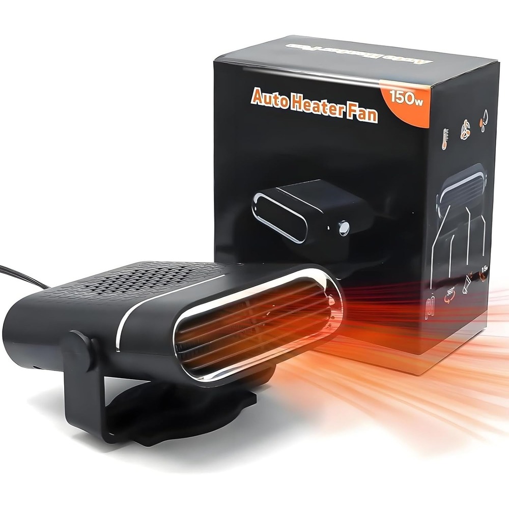 Portable Car Heater,150W‎ Fast Heating & Cooling Fan,12V Car